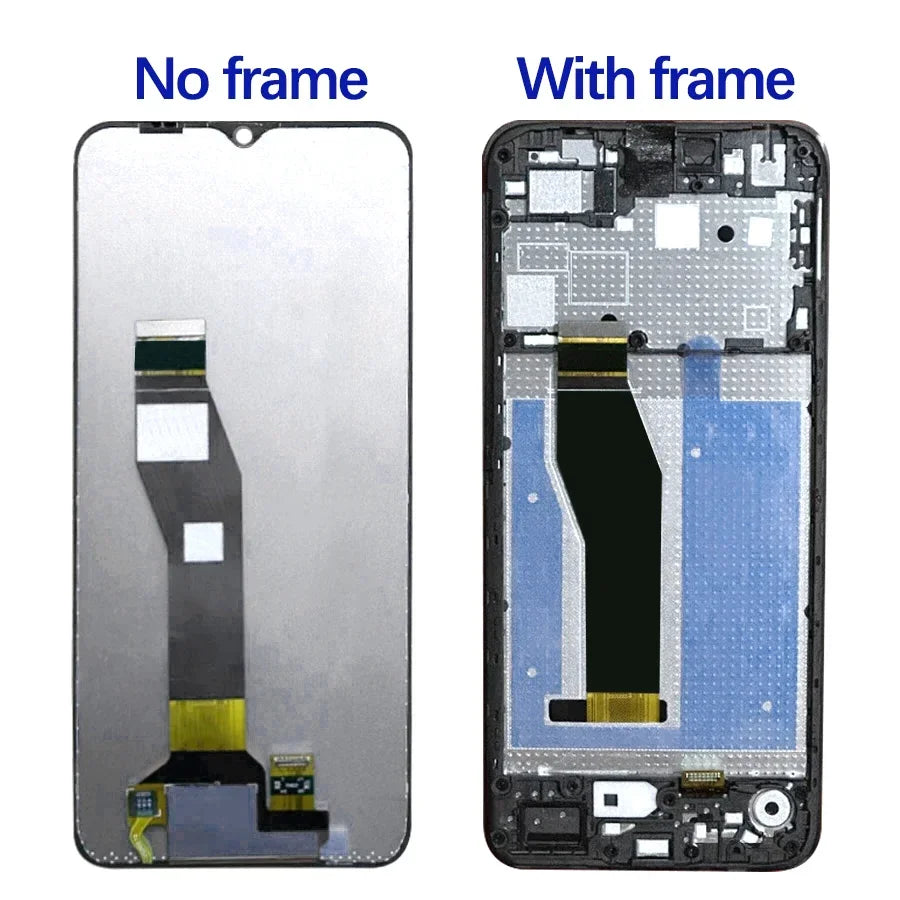 6.5" OEM LCD For Motorola Moto G13 G23 G53 G73 E13 XT2335-2 Display Touch Screen Digitizer Replacement With Frame