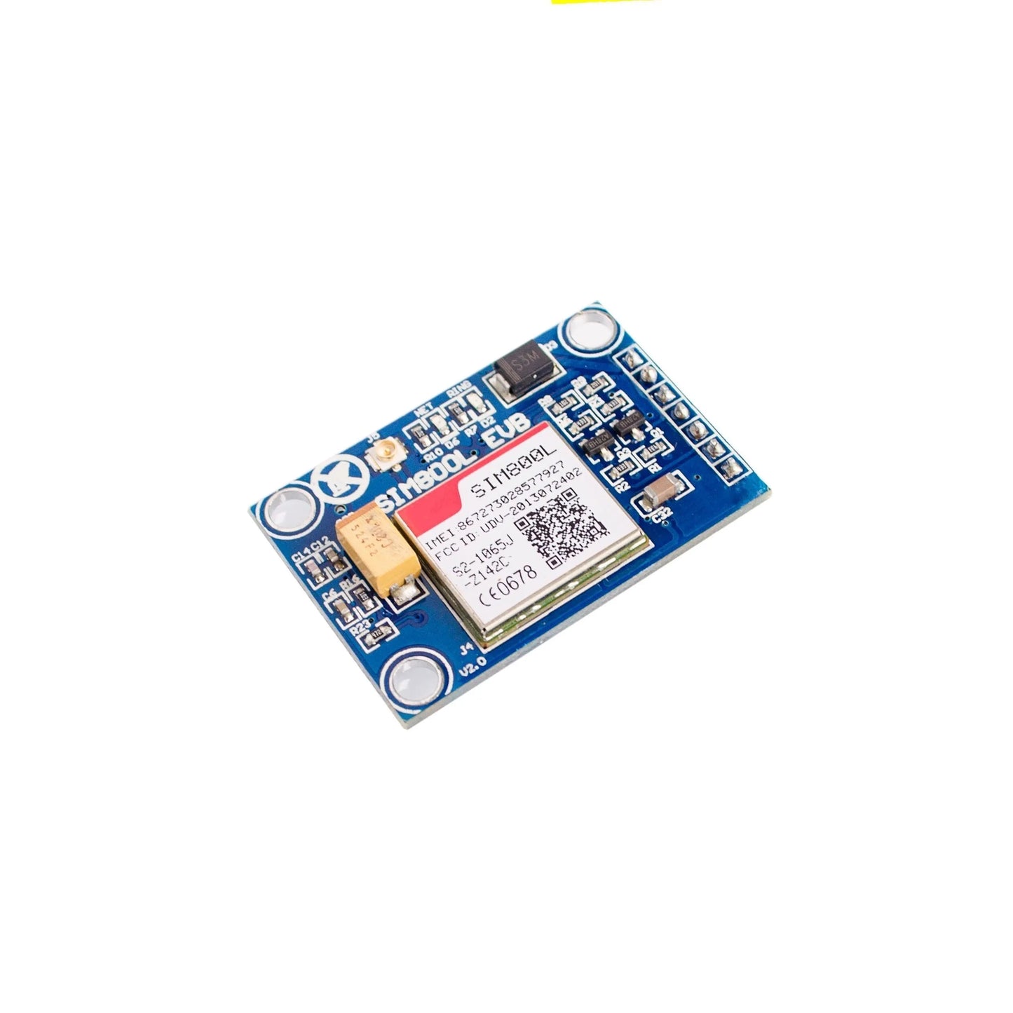 Módulo GSM/GPRS SIM800L (Quad-Band) con Antena PCB y Placa SIM para MCU Arduino