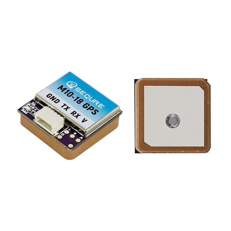 Módulo GPS SEQURE M10-12 / M10-18 / M10-25Q (Pequeño, Rápido) con Compás QMC5883L para Drones FPV Ala Fija/Carreras (INAV/BF)