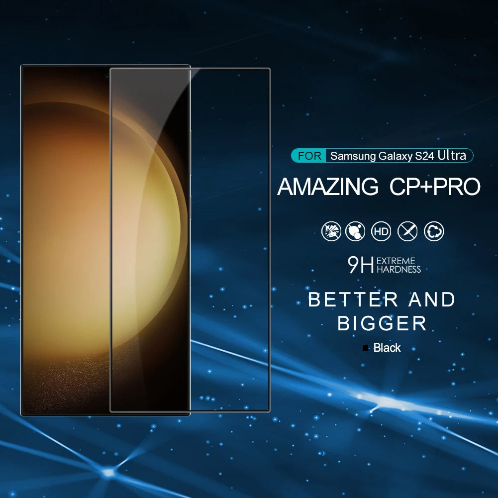 Protector Pantalla Cristal Templado CP+ PRO para Samsung Galaxy S20 FE/S21/S22/S23/S24 Ultra/Plus (Nillkin) (Nota: Mantuve marca por si es relevante)