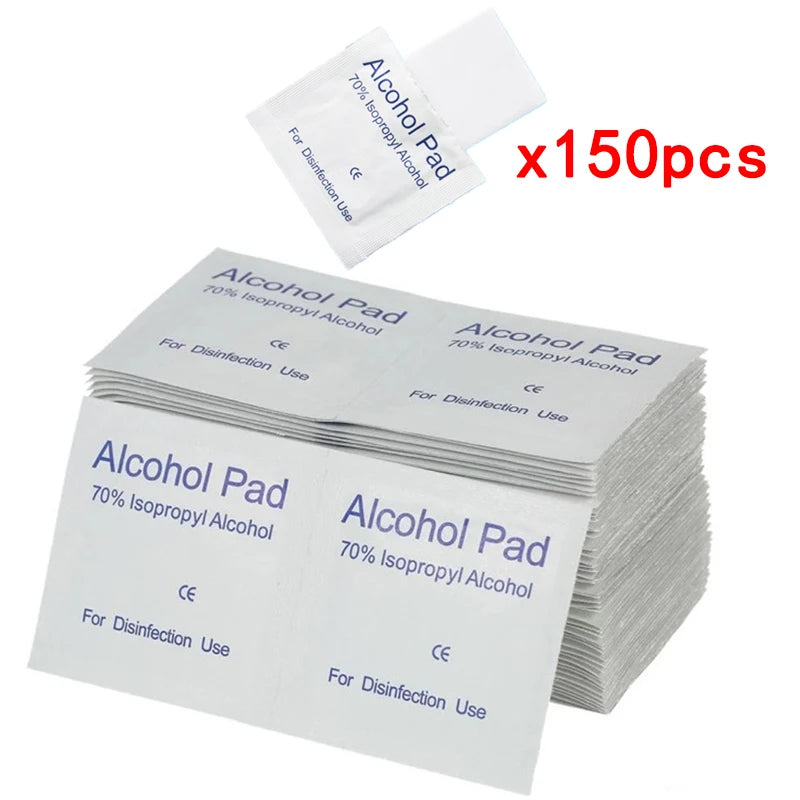 500pcs Disposable Alcohol Cotton Pads Car Detailing Clean Tool Car Wash Towel Alcohol Disinfection Wipes Screen Glasses Cleaning