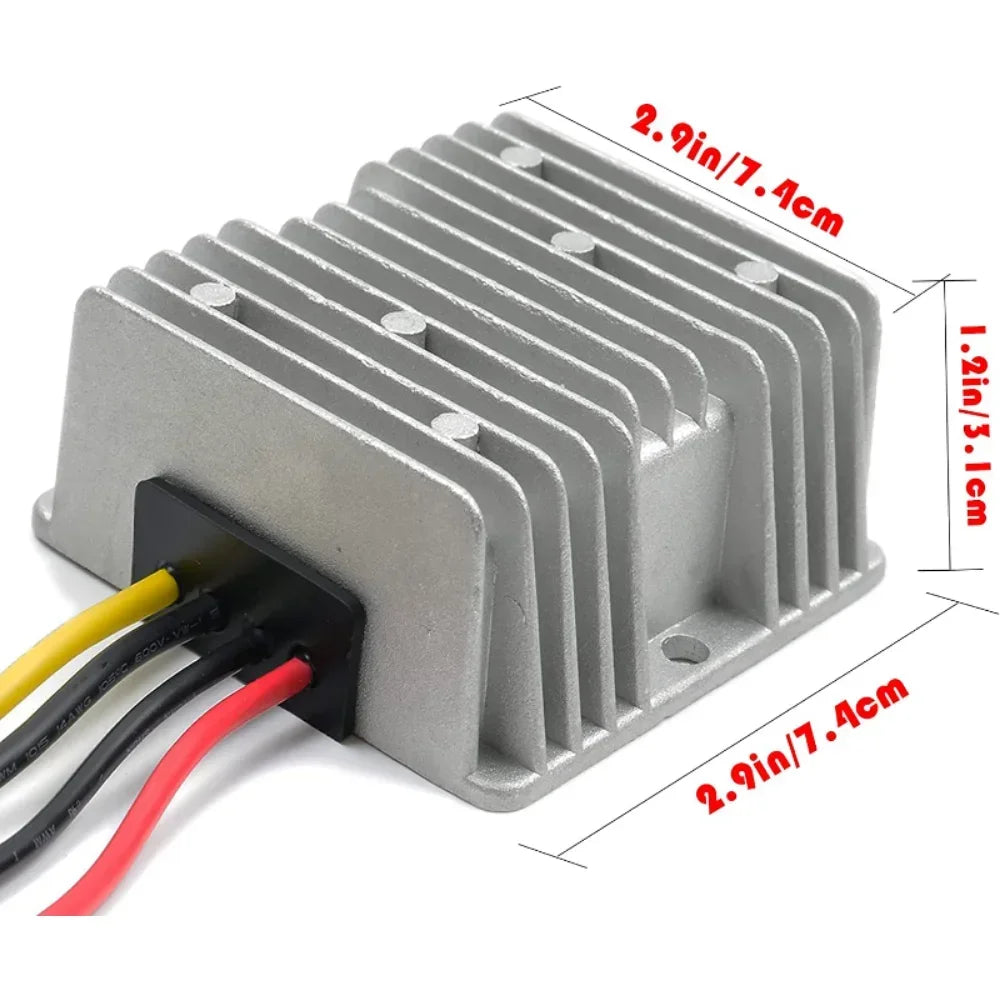 Convertidor Reductor Voltaje DC 36V/48V a 24V 20A Step-Down Módulo Buck Alta Potencia