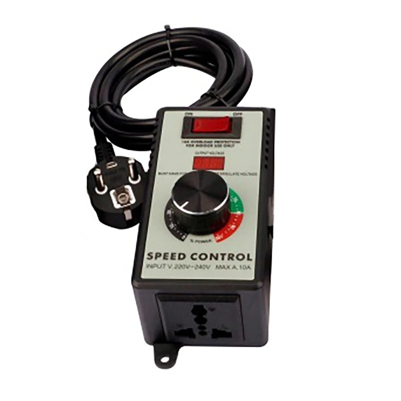 Controlador Velocidad Motor AC 220V 4000W con Display LED Regulador Voltaje Variable Router/Ventilador/Taladro