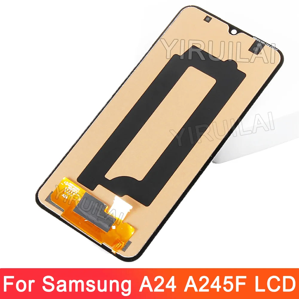 Pantalla de prueba TFT A24, para Samsung Galaxy A24 4G pantalla LCD SM-A245F reemplazo de pantalla táctil para pantalla Samsung A24 con marco