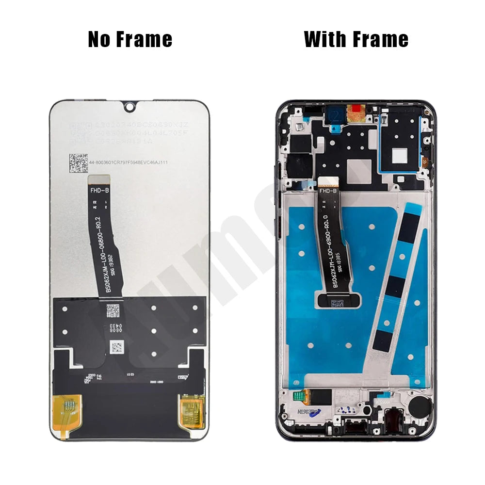for HUAWEI P30 Lite AAA+ IPS LCD Display Touch Screen Digiziter Assembly pantalla For Huawei Nova 4e With Frame LCD Display