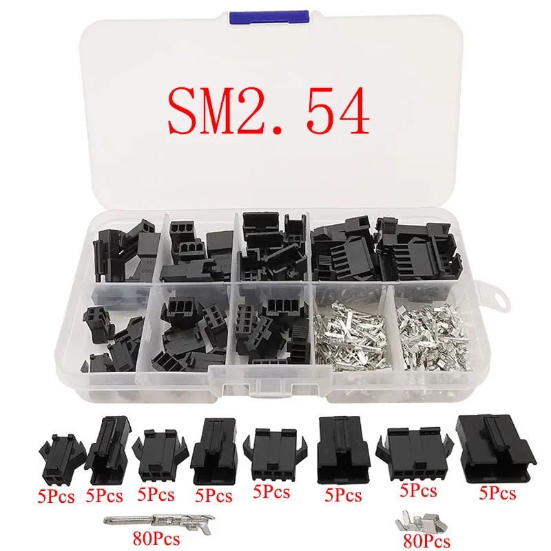Conector Cable JST 1.25mm / PH 2.0mm / XH 2.54mm / SM 2.54mm / SYP 2P / VH 3.96mm (Enchufe Macho + Socket Hembra) Carcasa Plástico Terminal Header Pin