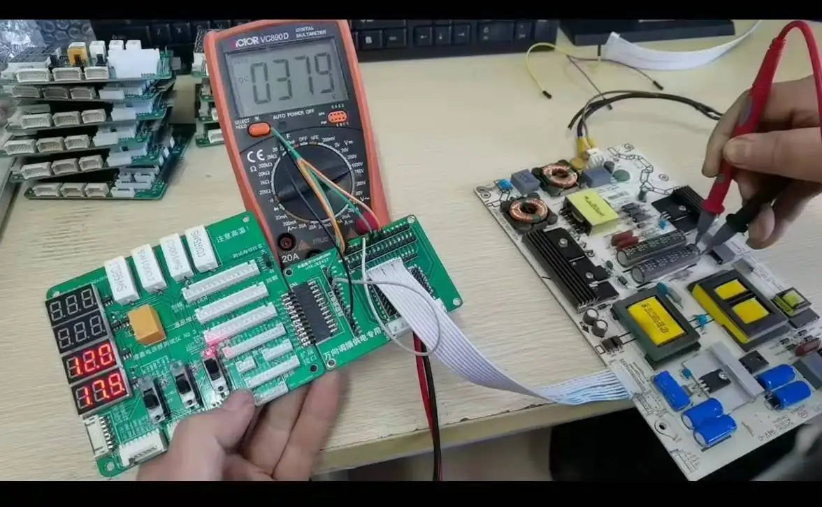 Tester Fuente Alimentación TV LCD Multifunción - Control Analógico Motherboard, Display Digital