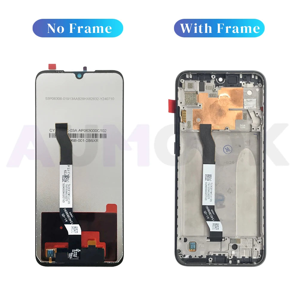 Pantalla IPS LCD 8T con Marco y Digitalizador Táctil para Xiaomi Redmi Note 8T