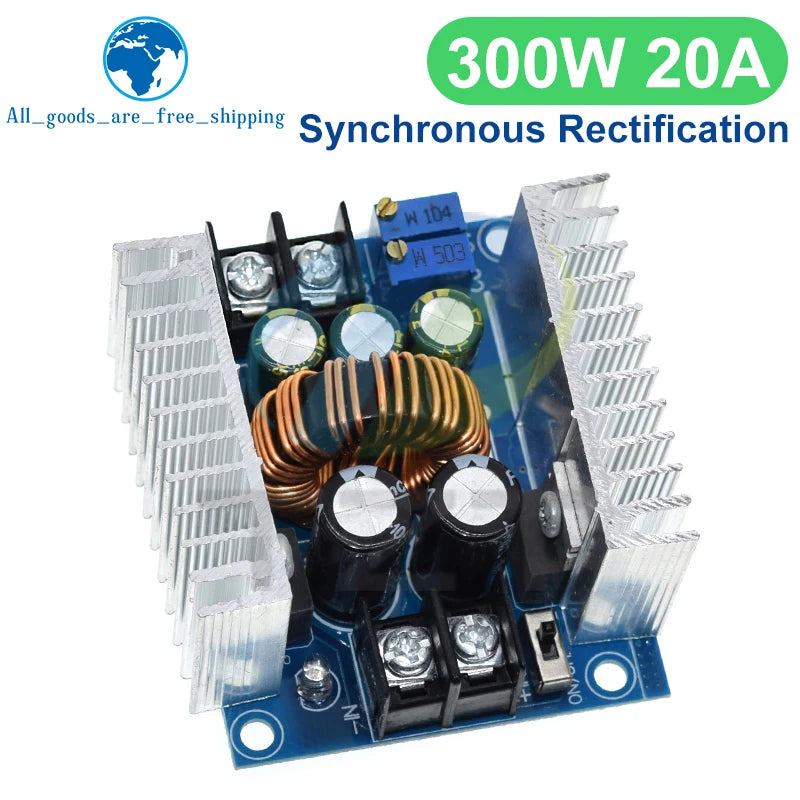 Módulo Convertidor Buck DC-DC 300W 20A Step-Down Corriente Constante Driver LED