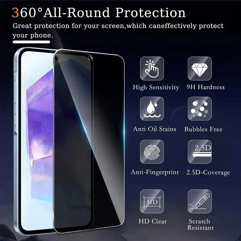 Protector de Pantalla de Privacidad para Samsung Galaxy (Varias Series)