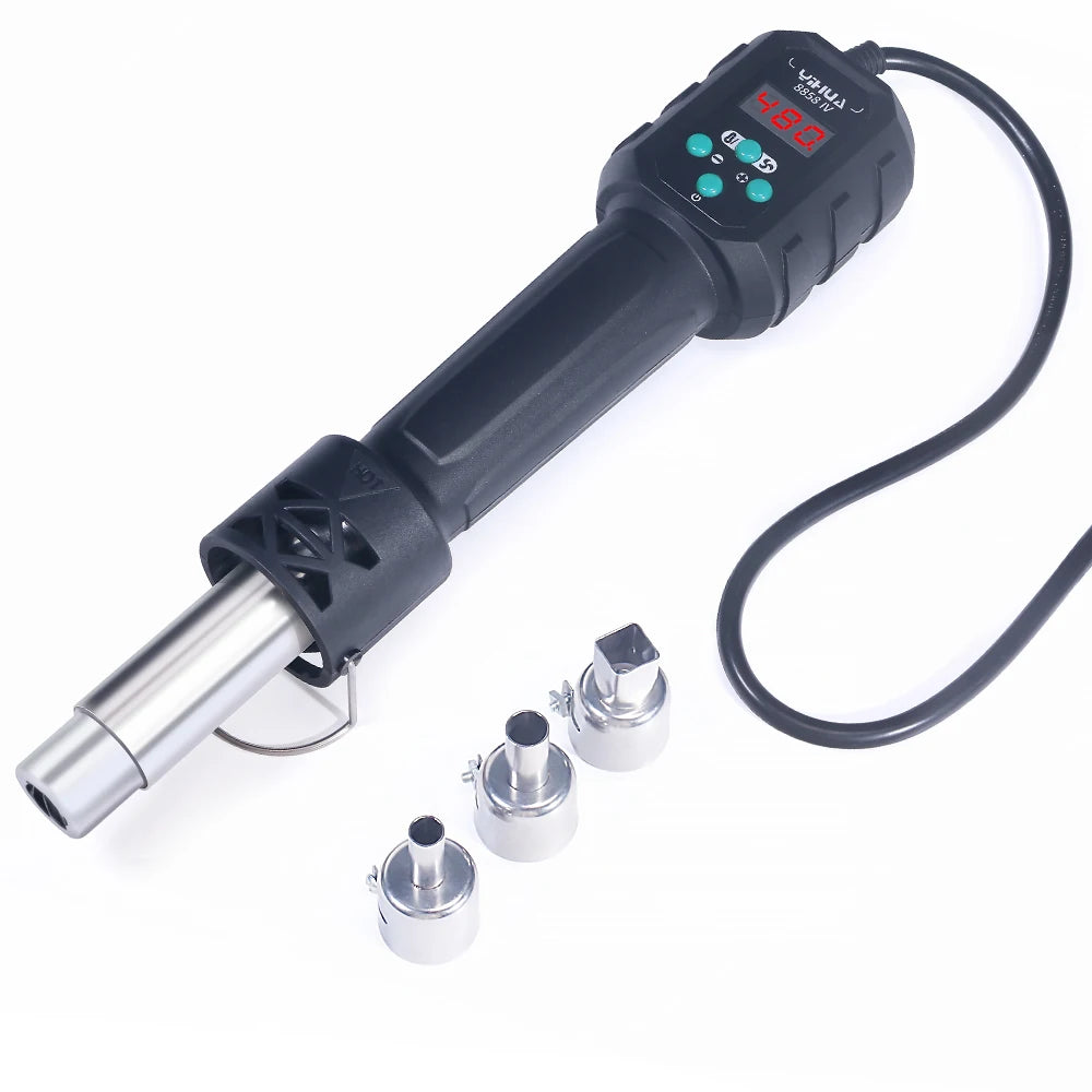 YIHUA Micro Hot Air Gun C/F Temp Adjusted 8858IV 700W Soldering Rework Welding Station LCD Digital Heat Gun BGA IC Solder Tools