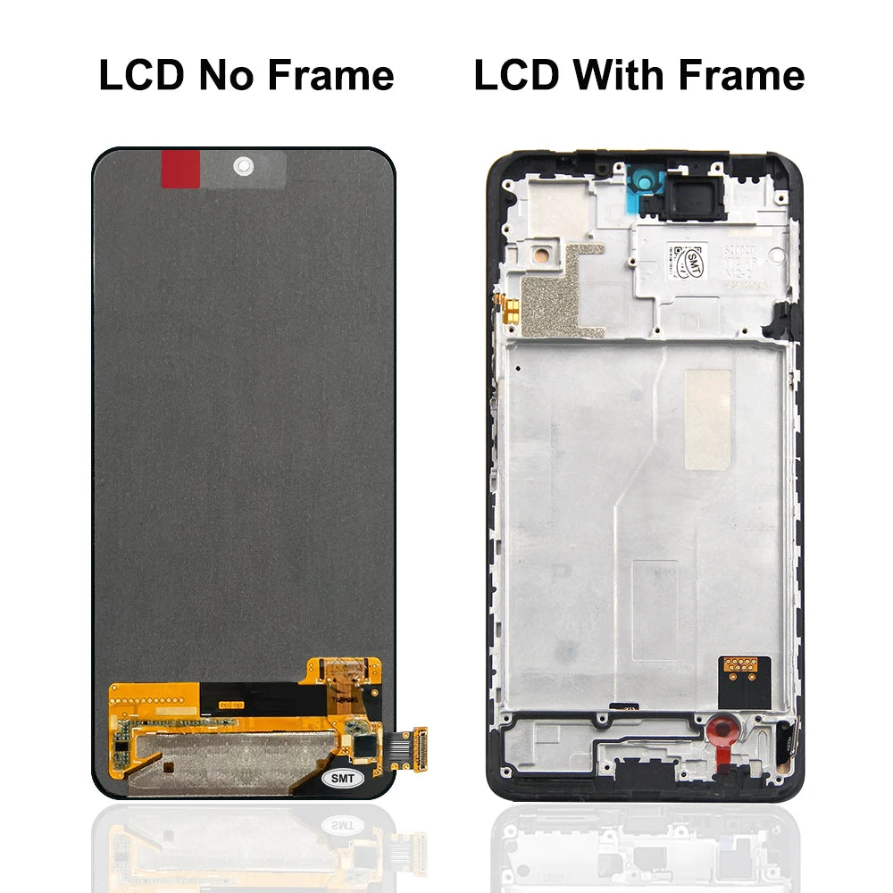 6.67" AMOLED for Xiaomi Redmi Note 10 Pro LCD Display Touch Screen For Redmi Note10Pro M2101K6G LCD Display Replace, with Frame