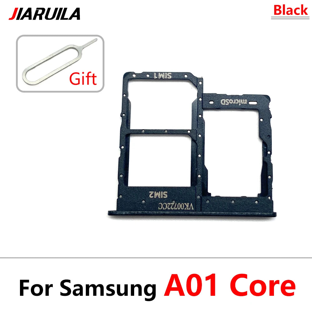 Bandeja Porta Doble Tarjeta SIM / SD (Repuesto con Pin) para Samsung Galaxy A01 Core / A02 / A11
