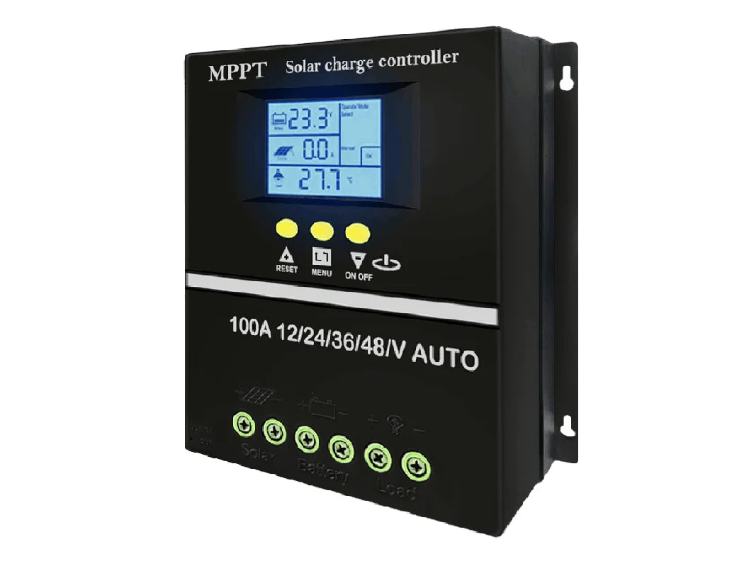 Controlador Carga Solar MPPT Y&H 60A/80A/100A 12V-48V Regulador Inteligente Batería Plomo-Ácido/Litio