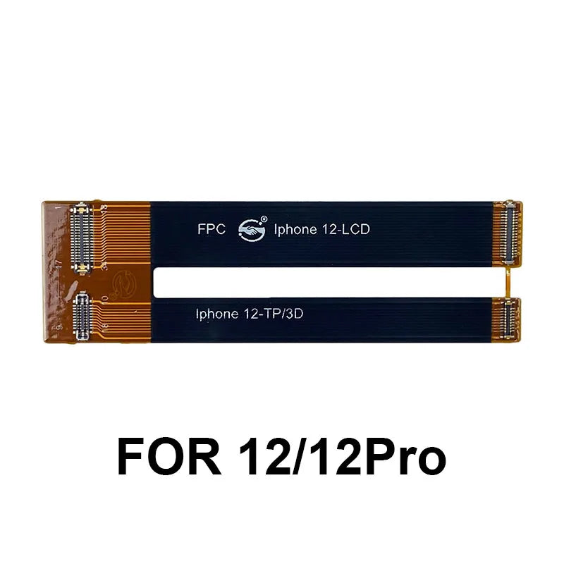 Flex Cable Extensión Tester Prueba Pantalla LCD 3D Touch para iPhone 6 a 12 Series (Plus/Pro/Max/Mini/X/XR/XS)