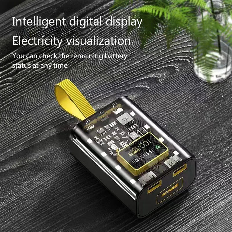 Caja Power Bank DIY (3x18650) con Luz Nocturna y Doble USB Carga para iPhone/Xiaomi (Soporte Batería 18650)