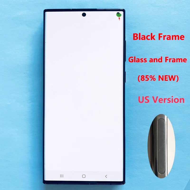Pantalla 6.8" Super AMOLED con Marco y Digitalizador Táctil para Samsung S22 Ultra 5G (S908/S908U/S908B) (Con Defecto Estético)