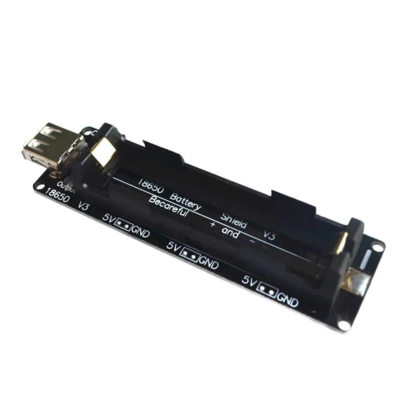 Módulo Shield Batería Litio 18650 V8 Expansión Alimentación Dual Voltaje 5V/3A + 3V/1A Micro USB Arduino/ESP32/ESP8266