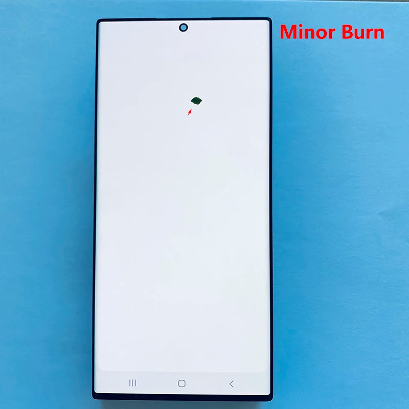 Pantalla 6.8" Super AMOLED con Marco y Digitalizador Táctil para Samsung S22 Ultra (S22U/S908B/S908U) (Con Defecto Estético)