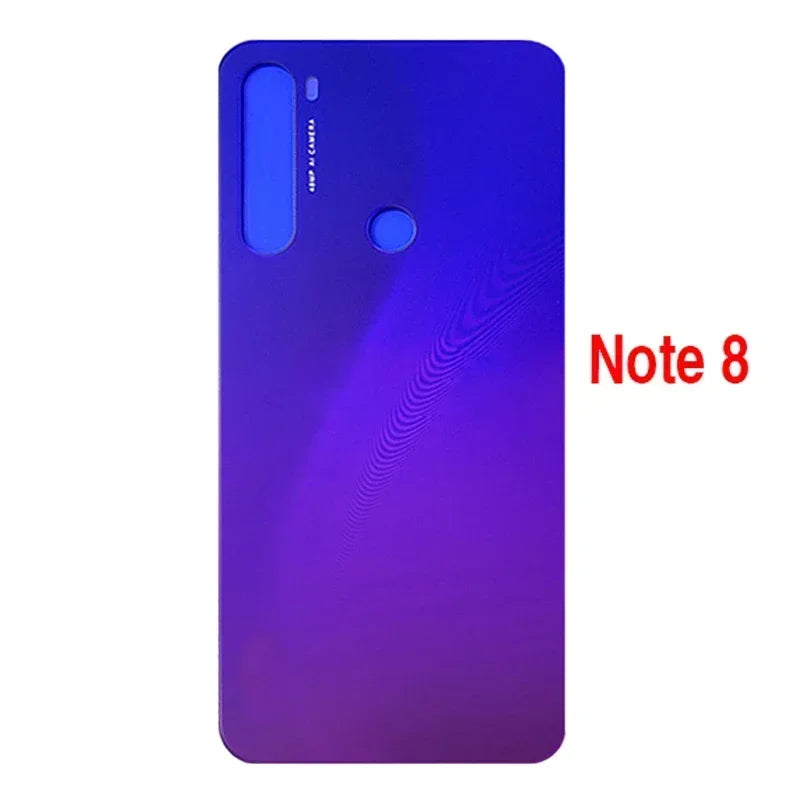 Tapa Trasera Batería Panel Vidrio 3D Carcasa con Adhesivo para Xiaomi Redmi Note 8 / Note 8 Pro (Reemplazo)