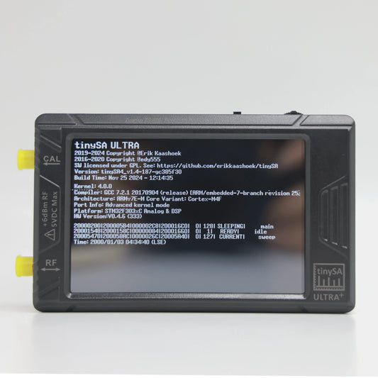 Analizador de Espectro Portátil TinySA Ultra Plus (ZS-406) Pantalla Táctil 3.95" Batería Integrada Original