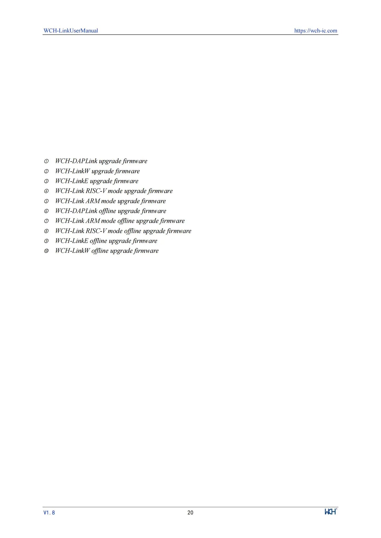 Adaptador Debugger/Descarga Online WCH LinkE (Soporta WCH RISC-V MCU / ARM SWD, USB a Serial)