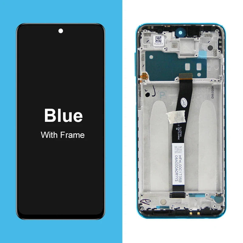 Screen for Xiaomi Redmi Note 9S Lcd Display Digital Touch Screen for Redmi Note 9pro M2003J6B2G M2003J6A1G Display Replacement