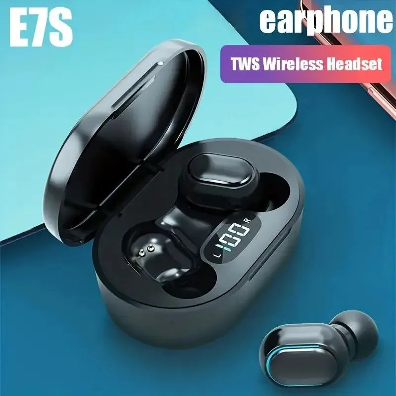 Auriculares Inalámbricos TWS E7S Bluetooth 5.3 Fone con Micrófono (Cancelación Ruido) para Xiaomi
