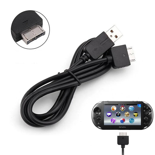 Cable Carga USB DATA FROG / Transferencia Datos para PlayStation PS Vita (Psv1000) Línea Alimentación