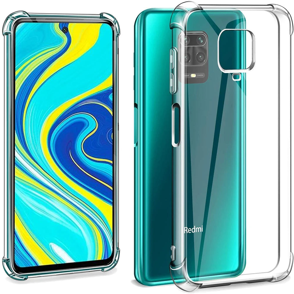 Funda Carcasa TPU Transparente Suave Anti-Golpes (Airbag Grueso) para Xiaomi Redmi Note 9/9S/Note 9 Pro