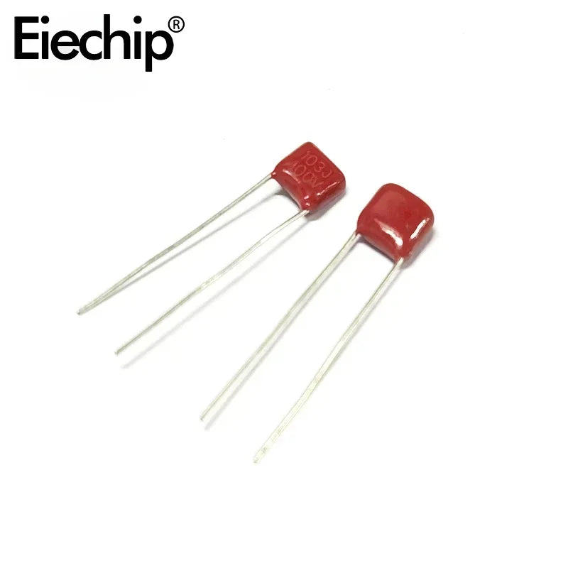 Capacitor Película Polipropileno CBB (10nF-560nF, 100V) - Pack 20 Unidades (Valores Surtidos)