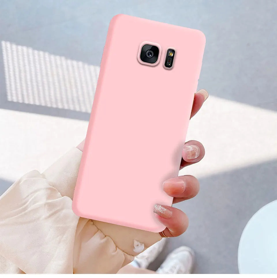 Funda Carcasa Silicona Mate para Samsung Galaxy S7 / S7 Edge (Coque)