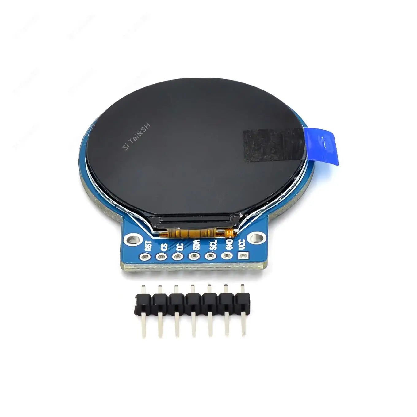 Módulo Display Pantalla Redonda TFT LCD 1.28" RGB 240x240 Driver GC9A01 SPI PCB Arduino