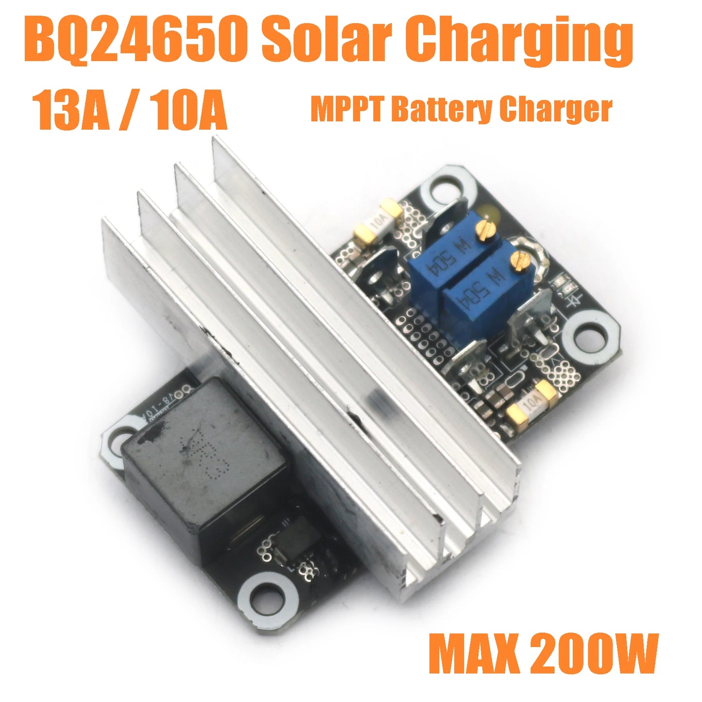 200W 13A 10A BQ24650 MPPT Solar Charging Controller POWER USP DC 12V 24V Lead-acid 3S 4S LiIon LifePo4 Lithium Battery Charger