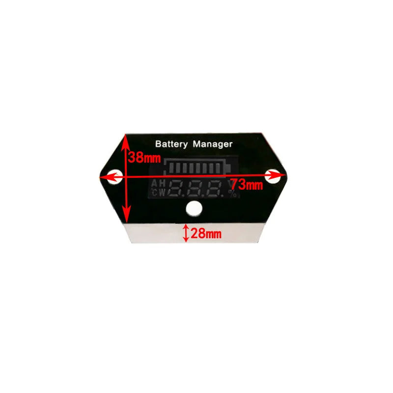 Display Lector BMS Inalámbrico Bluetooth ANT - Pantalla Indicadora Voltaje/Capacidad Batería Litio