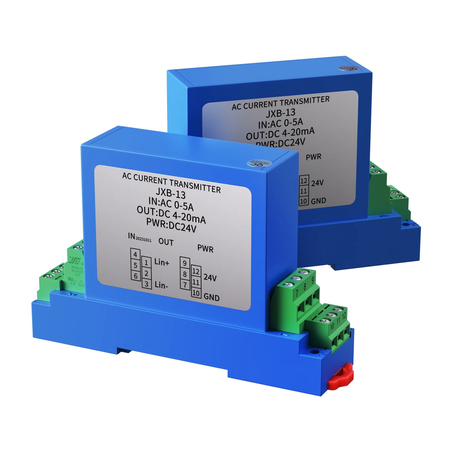 Transductor Voltaje DC 0-100V/200V/500V a RS485/4-20mA/Relay / Sensor Voltaje AC DC24V