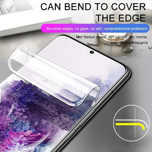 Film Hidrogel Protector Pantalla para Samsung Galaxy S8-S10 Plus/FE / S20-S24 Ultra / Note 9/10/20 Plus (5 Unidades)