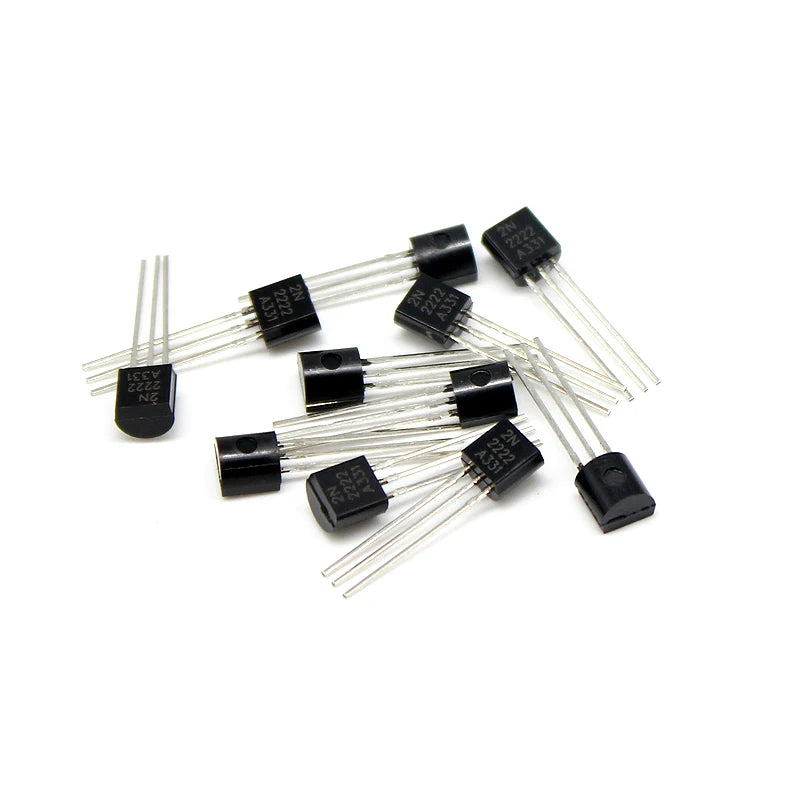 Kit Surtido Transistores TO-92 NPN/PNP (BC547/327/337, 2N2222/3904/3906, C945) en Caja - 200-900 Piezas
