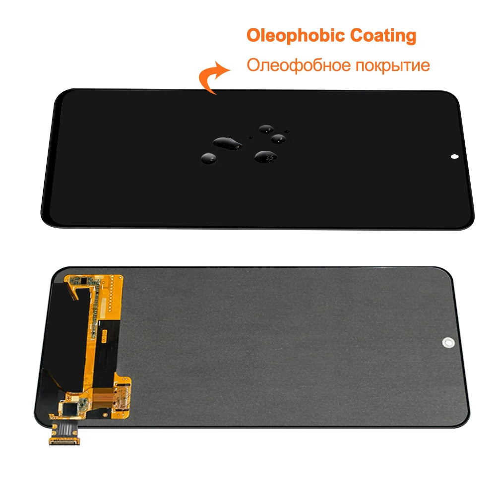 6.67" AMOLED for Xiaomi Redmi Note 10 Pro LCD Display Touch Screen For Redmi Note10Pro M2101K6G LCD Display Replace, with Frame