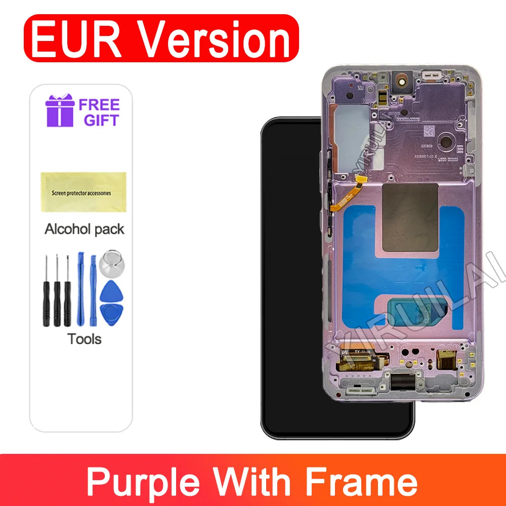 TFT para Samsung Galaxy S22 5G pantalla S901B S901U S901W S901N pantalla LCD reemplazo del ensamblaje del digitalizador de pantalla táctil