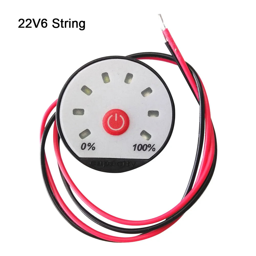 Indicador Capacidad Batería LED (1S-13S) - Tester Carga Plomo-Ácido/Litio (Li-Po/Li-ion) 12V/24V/48V
