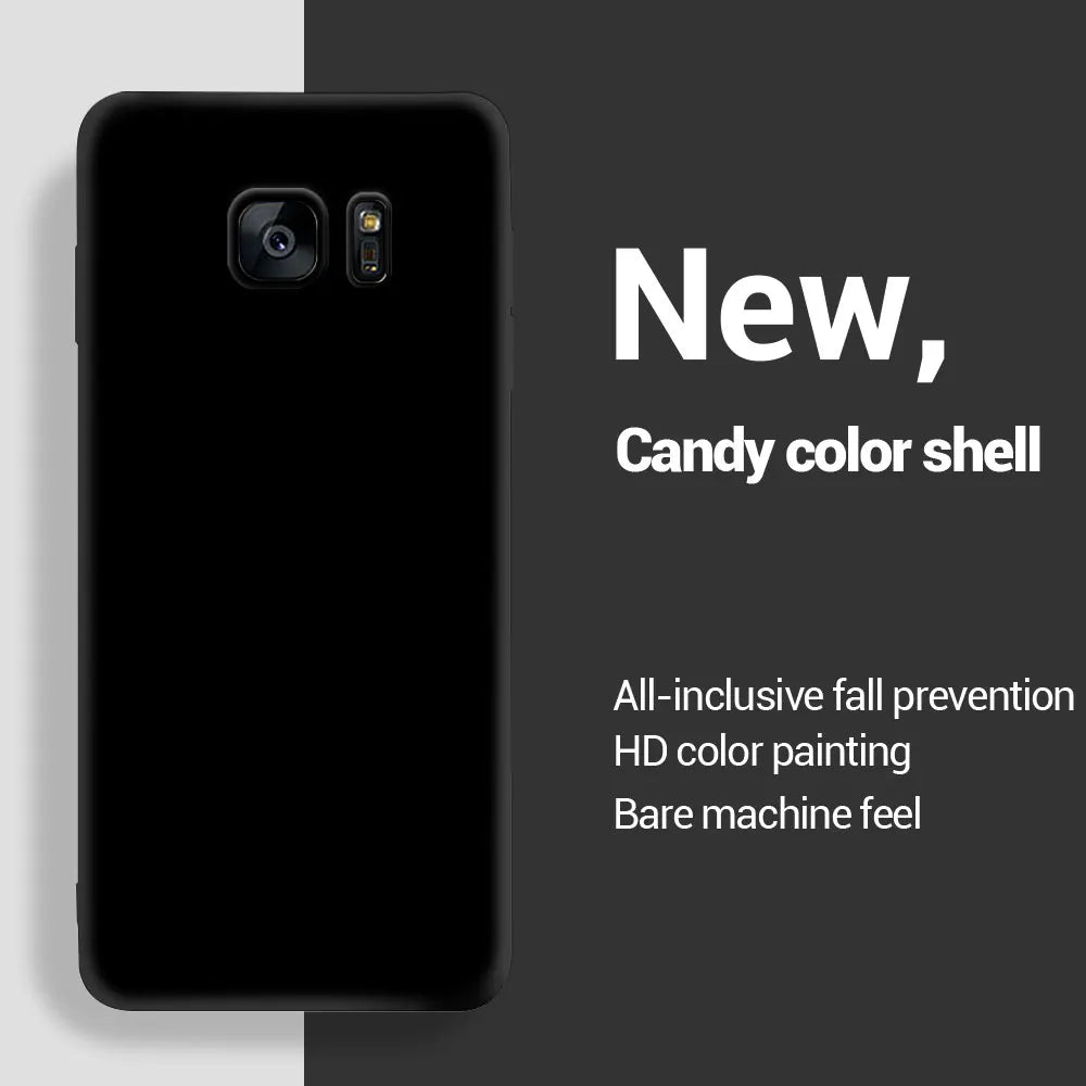 Funda Carcasa Silicona Mate para Samsung Galaxy S7 / S7 Edge (Coque)