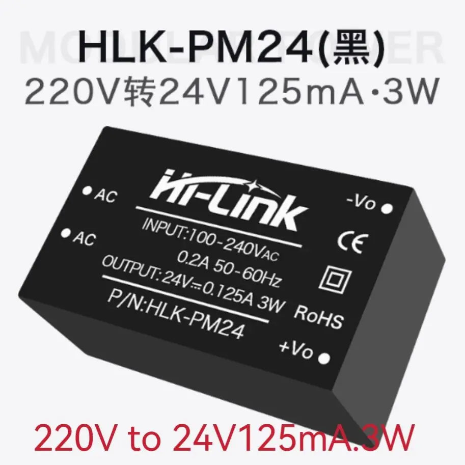 Lote 5 Pcs Módulo Fuente Alimentación Aislada HLK-PM01 AC-DC 220V a 5V/3.3V/12V/24V/9V
