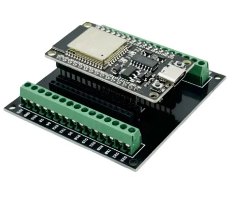 Placa Desarrollo ESP32 (30 Pines, ESP32-WROOM-32S/32D) Módulo Inalámbrico WiFi Bluetooth Doble Núcleo Bajo Consumo