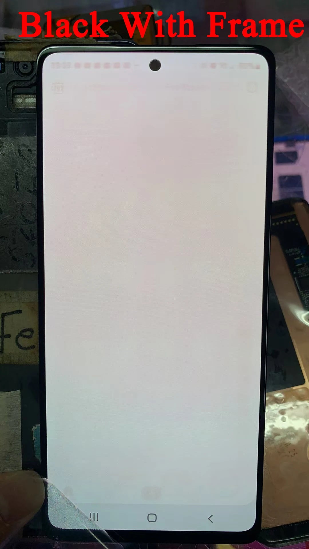Pantalla LCD de 6,5 pulgadas Super AMOLED con defectos de quemadura para Samsung S20 FE, digitalizador de pantalla táctil de repuesto para pantalla Samsung G780 G781