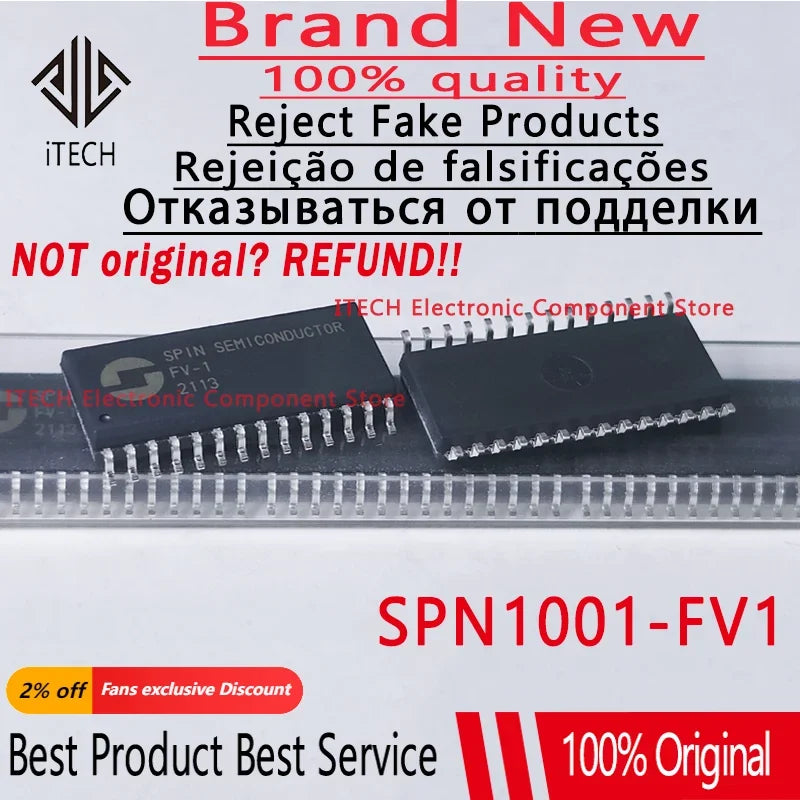 Chip Audio SPIN SPN1001-FV1 SOP-28 - Pack 1-10 Unidades