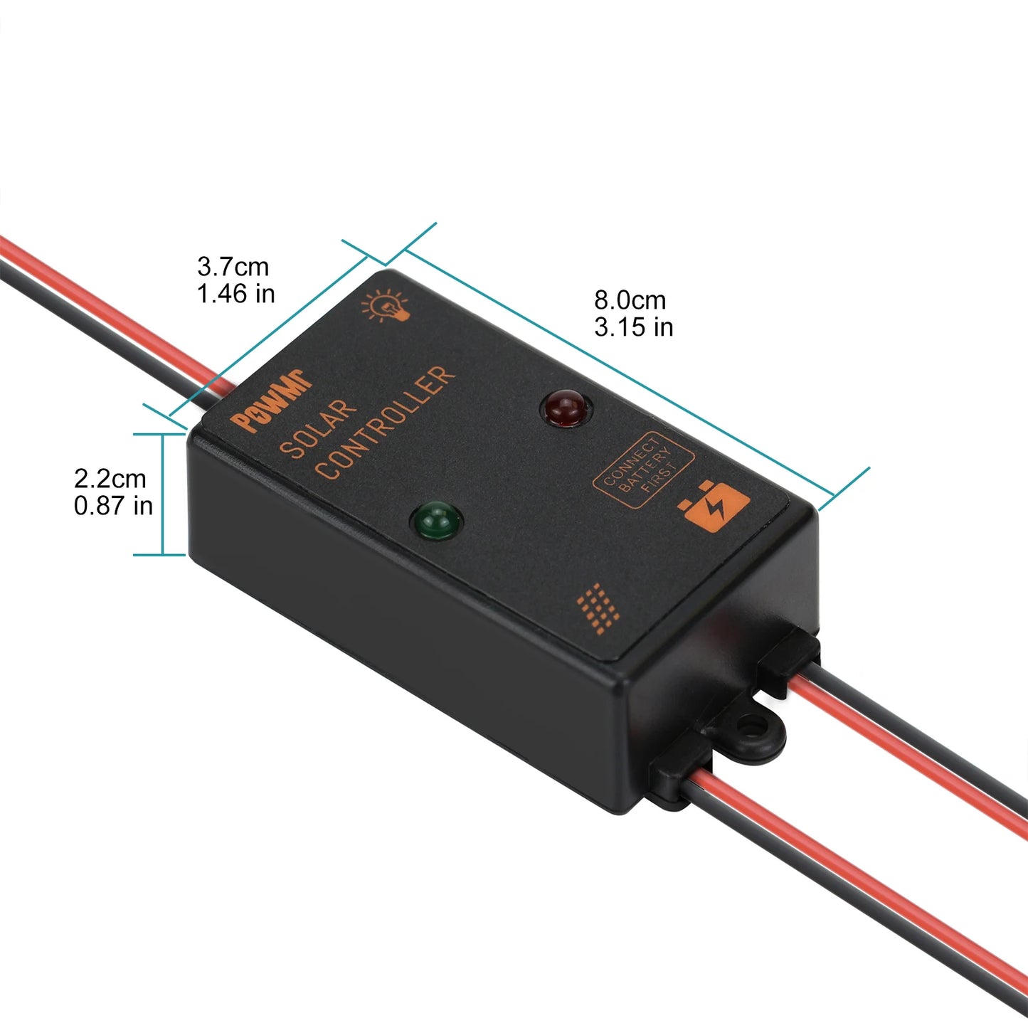 Choice MPPT 5A 10A Solar Charge Controller 6V/12V/24V Auto Adapt Regulator Solar Panel Waterproof IP57 IP68 Can Work for 24H