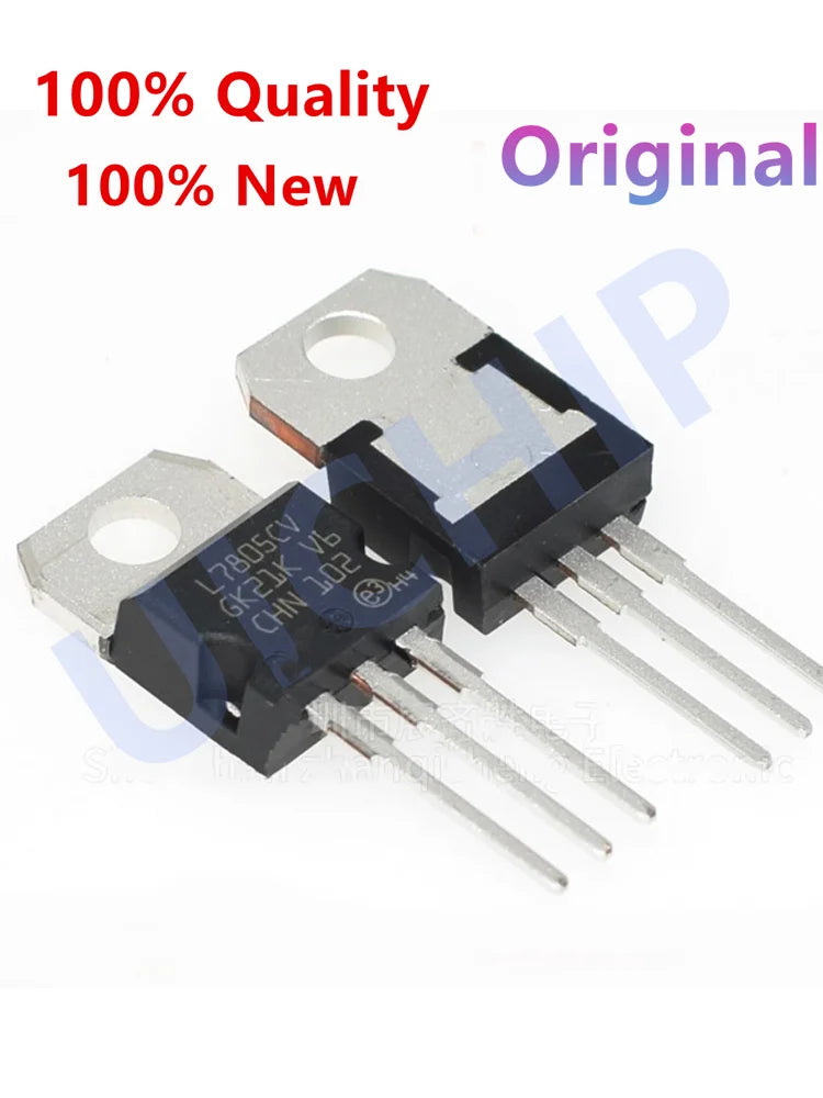 Regulador Voltaje IC LM7805 (L7805CV) 5V 1.5A LDO TO-220 (5/10/20 Unidades)