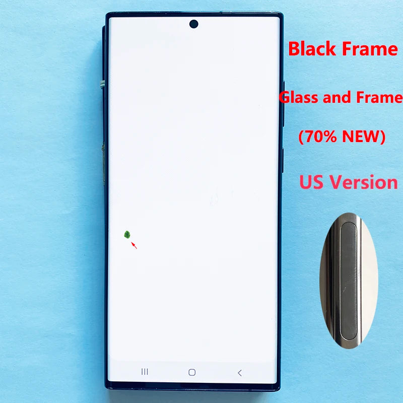 Pantalla 6.8" Super AMOLED con Marco y Digitalizador Táctil para Samsung S22 Ultra 5G (S908/S908U/S908B) (Con Defecto Estético)
