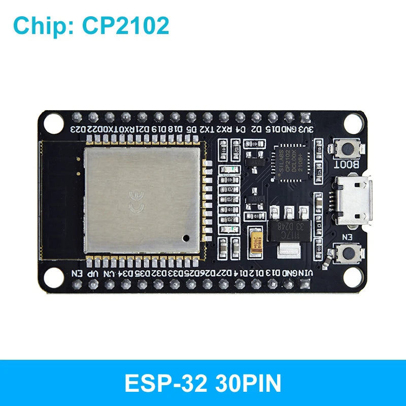Placa Desarrollo DIYTZT ESP32 (ESP-32/ESP-32S/ESP32-CAM/ESP-WROOM-32) WiFi + Bluetooth Doble Núcleo Bajo Consumo